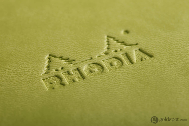 Rhodia 5.5 x 8.25 Rhodiarama Webbies Notebook in Anise Lined Notebooks Journals