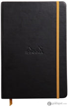 Rhodia 5.5 x 8.25 Rhodiarama Webbies Notebook in Black Blank Notebooks Journals