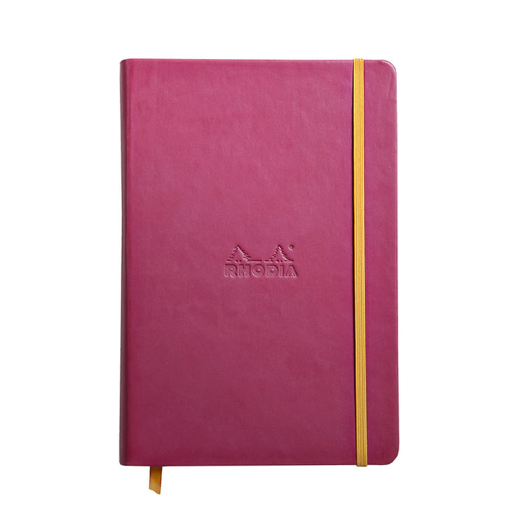 Rhodia 5.5 x 8.25 Rhodiarama Webbies Notebook in Raspberry Lined Notebooks Journals