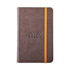 Rhodia 3.5 x 5.5 Rhodiarama Webbies Notebook in Chocolate Notebook
