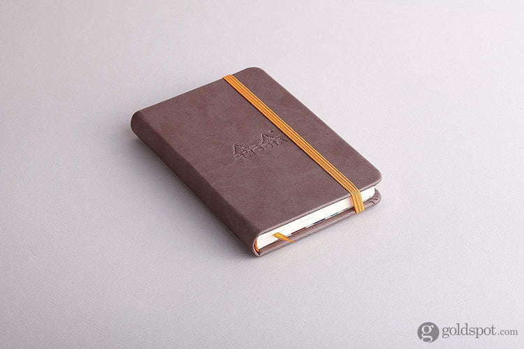 Rhodia 3.5 x 5.5 Rhodiarama Webbies Notebook in Chocolate Notebook