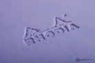 Rhodia 3.5 x 5.5 Rhodiarama Webbies Notebook in Iris Notebook
