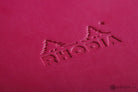 Rhodia 3.5 x 5.5 Rhodiarama Webbies Notebook in Raspberry Notebook