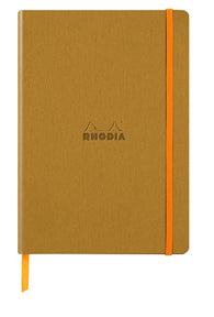 Rhodia Rhodiarama Dotted Notebook in Gold - 5.5 in x 8.25