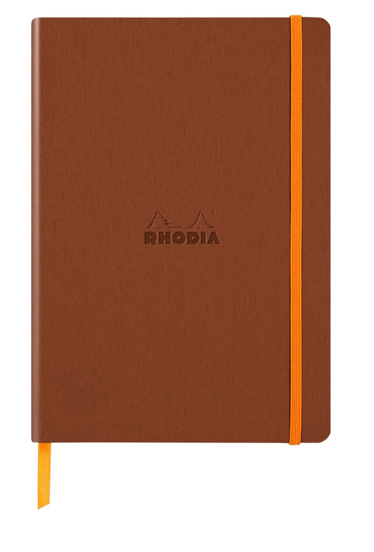 Rhodia Rhodiarama Webnotebook Lined Notebook in Copper - 5.5 in x 8.25
