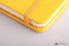 Rhodia Rhodiarama Blank Paper Notebook in Yellow - 3.5 x 5.5 Notebook