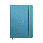 Rhodia Rhodiarama Webbies Notebook in Turquoise - 5.5 x 8.25 Lined Notebooks Journals