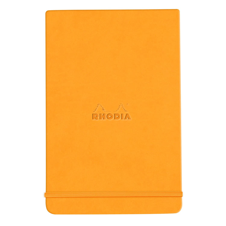 Rhodia Rhodiarama Webnotepad in Orange - 5.5 in x 8.25 in Pen