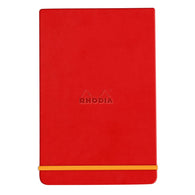 Rhodia Rhodiarama Webnotepad in Poppy - 3.5 in x 5.5 in