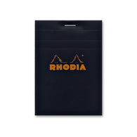 Rhodia No. 12 Staplebound 3.375 x 4.75 Notepad in Black