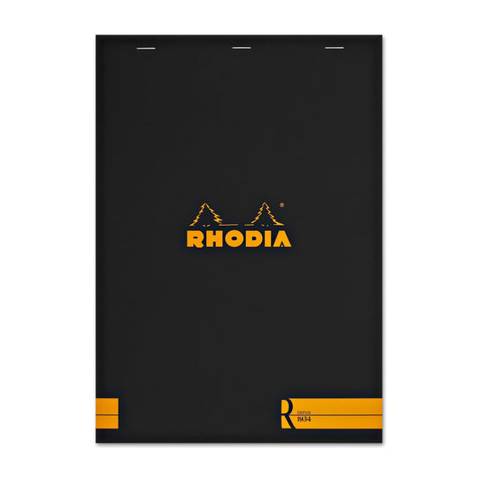 Rhodia Staplebound R Premium Notepad in Black - 8.25 x 11.75