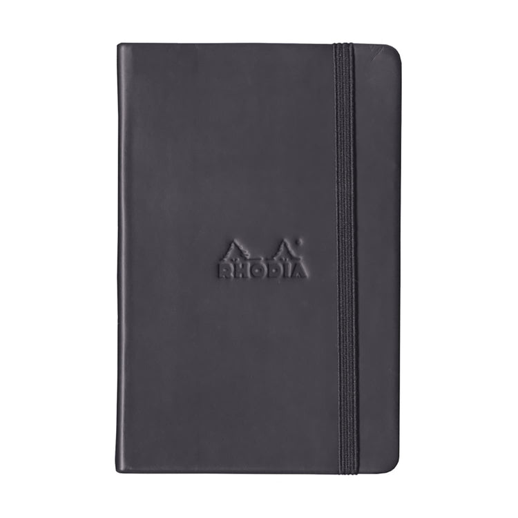 Rhodia Webnotebook in Black - 3.5 x 5.5 Notebooks Journals