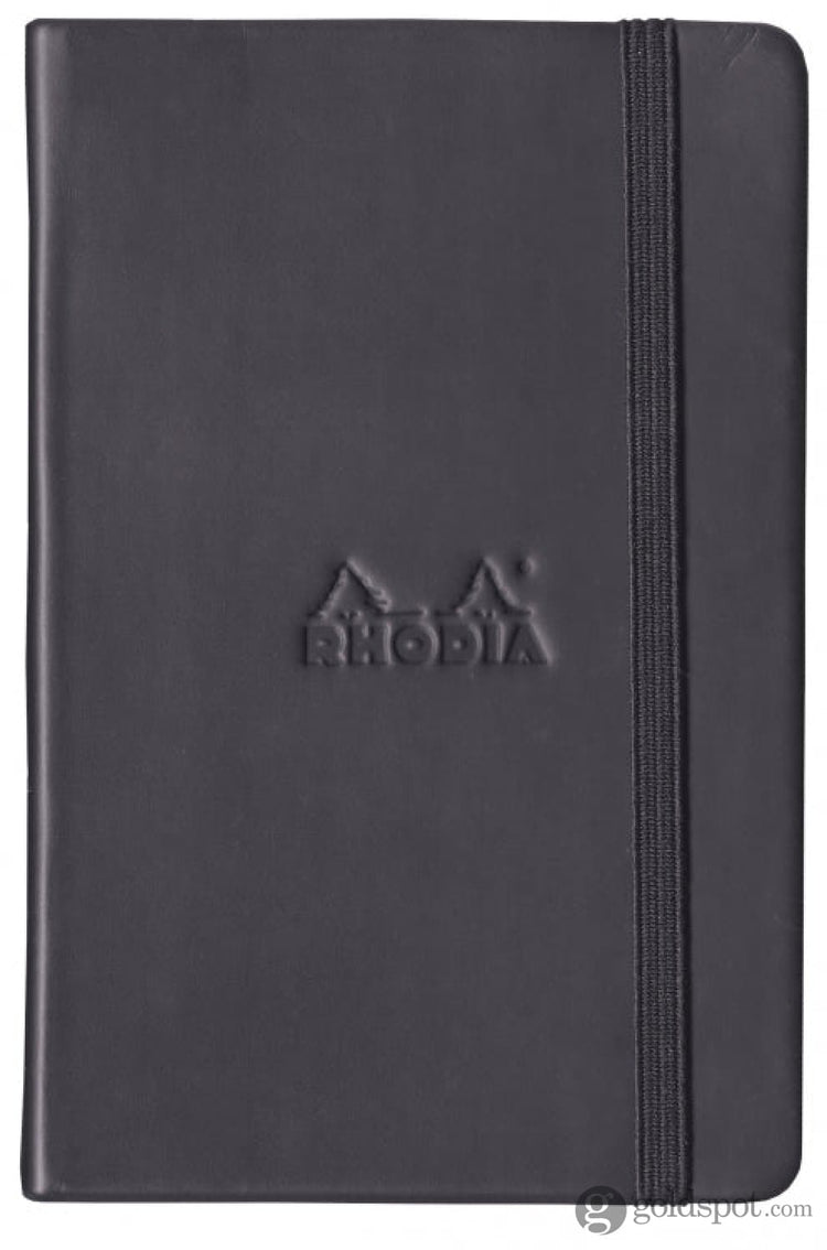 Rhodia Webnotebook in Black - 3.5 x 5.5 Lined Notebooks Journals