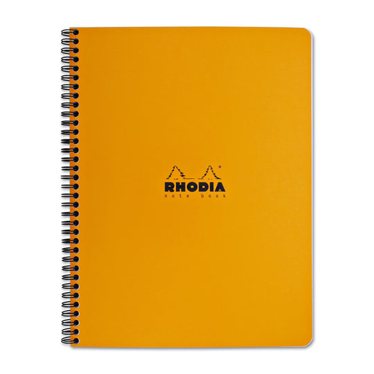 Rhodia Wirebound Paper Notebook in Orange - 8.8 x 11.7