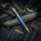 Rickshaw Bagworks Solo Pen Sleeve Retro 51 Denim Blue Pen Cases