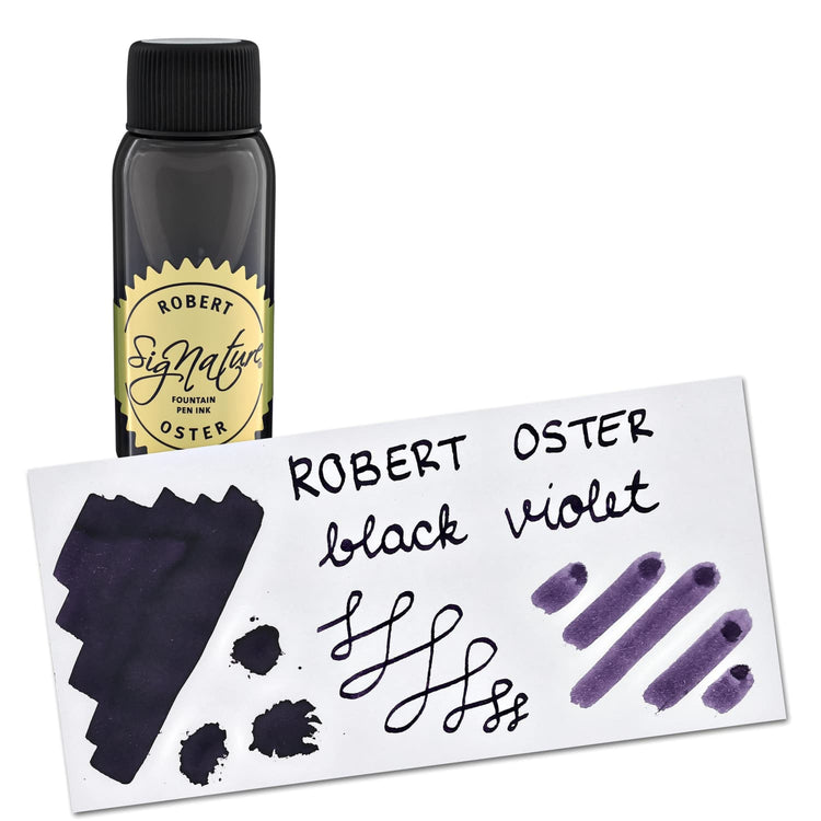 Robert Oster Bottled Ink in Black Violet - 50 mL Bottled Ink