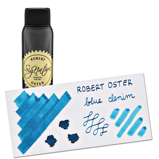 Robert Oster Bottled Ink in Blue Denim - 50 mL