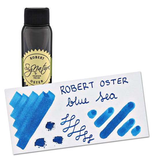 Robert Oster Bottled Ink in Blue Sea - 50 mL