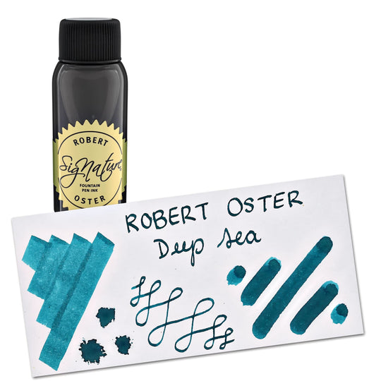 Robert Oster Bottled Ink in Deep Sea Teal - 50 mL