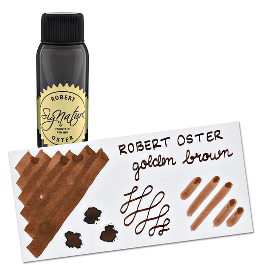 Robert Oster Bottled Ink in Golden Brown - 50 mL