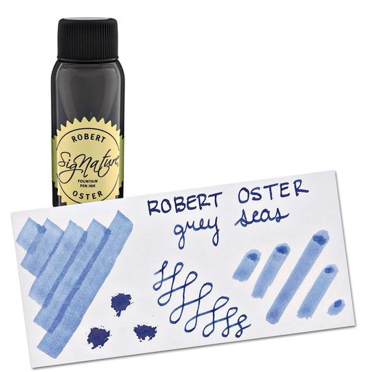 Robert Oster Bottled Ink in Grey Seas - 50 mL