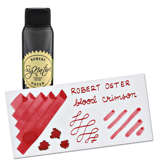 Robert Oster Bottled Ink in Rivers of Blood Crimson Red - 50mL 