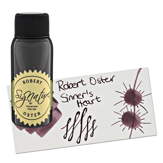 Robert Oster Bottled Ink in Sinner's Heart - 50 mL