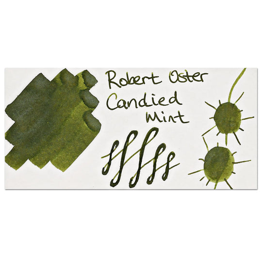 Robert Oster Holiday Shake 'N' Shimmy Bottled Ink in Candied Mint - 50mL