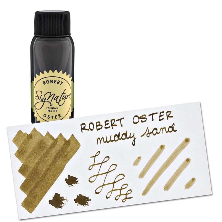Robert Oster MudPack Bottled Ink in Muddy Sand - 50 mL Bottled Ink