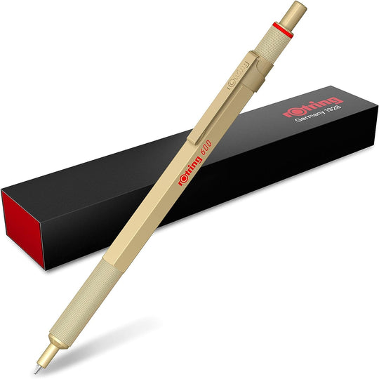 Rotring 600 Series Ballpoint Pen in Gold