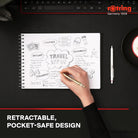 Rotring 600 Series Ballpoint Pen in Gold Ballpoint Pens