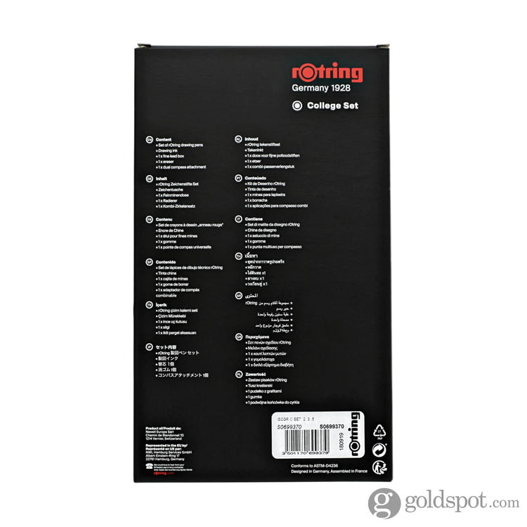 Rotring Isograph College Technical Drawing Pen Set Gift Set