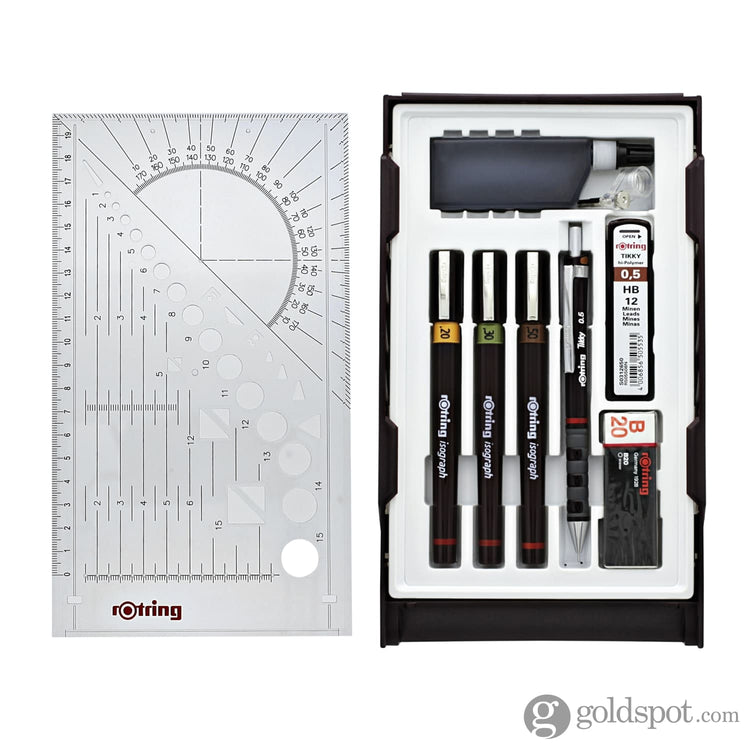 Rotring Isograph College Technical Drawing Pen Set Gift Set