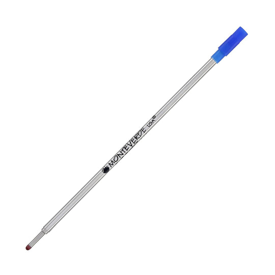 S.T. Dupont Soft Roll Ballpoint Pen Refill in Blue by Monteverde - Medium Point