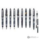 Sailor 1911 Standard Ninja Fountain Pen in Star with Rhodium Trim - 14K Gold Fountain Pen