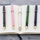 Sailor Compass Fude De Mannen Calligraphy Fountain Pen in Dark Blue - 40 Degree Fude Calligraphy Pens