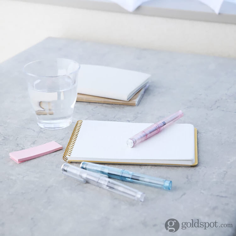 Sailor Compass Tuzu Glassy Ballpoint Pen in Crystal White Ballpoint Pen