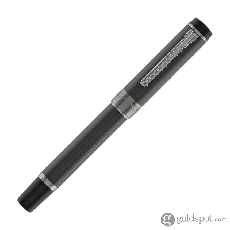 Sailor Cylint Fountain Pen in Matte Black Stainless Steel - 21kt Gold Nib Fountain Pen