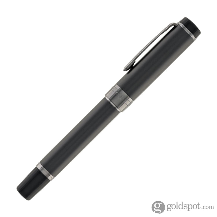 Sailor Cylint Fountain Pen in Matte Black Stainless Steel - 21kt Gold Nib Fountain Pen