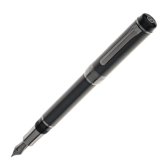Sailor Cylint Fountain Pen in Matte Black Stainless Steel - 21kt Gold Nib