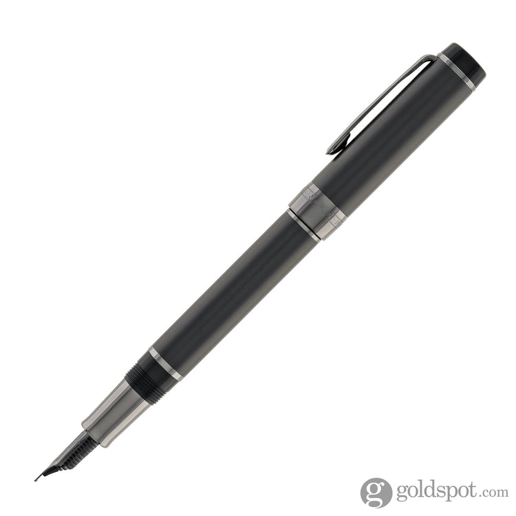 Sailor Cylint Fountain Pen in Matte Black Stainless Steel - 21kt Gold Nib Fountain Pen