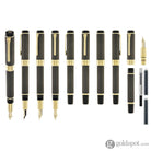 Sailor Cylint Niigata Shikki Fountain Pen in Oborogin (Hazy Silver) with Gold IP Trim - 21kt Gold Nib Fountain Pen