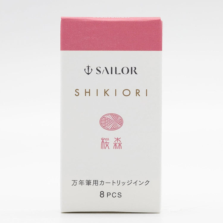 Sailor Four Seasons Shikiori Ink Cartridges in Sakura-Mori (Cherry Blossom Pink) Fountain Pen Cartridges