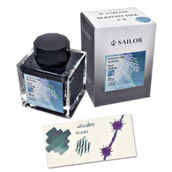 Sailor Manyo Bottled Ink in Hinoki (Blue-Gray) - 50 mL