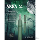 Sailor Pro Gear ’Area 51’ Regular Fountain Pen in Alien Green - 21kt Gold Fountain Pen