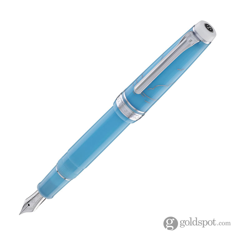 Sailor Pro Gear Slim Japanese Scenery Series Fountain Pen in Nyudogumo - 14kt Gold Medium-Fine Fountain Pen