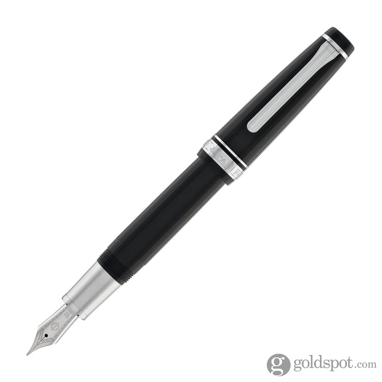 Sailor Pro Gear Standard Fountain Pen in Ginza Silver Matte Grip 21K Gold Fountain Pen