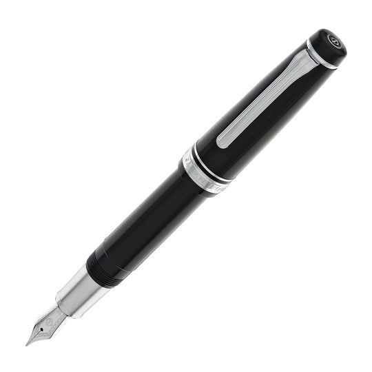 Sailor Pro Gear Standard Fountain Pen in Ginza Silver Matte Grip   21K Gold
