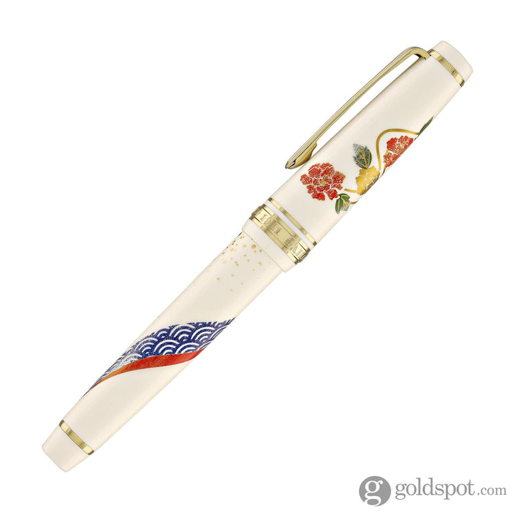 Sailor Professional Gear Slim ’Kimono’ Fountain Pen in Happiness with Gold IP - 14K Gold Fountain Pen
