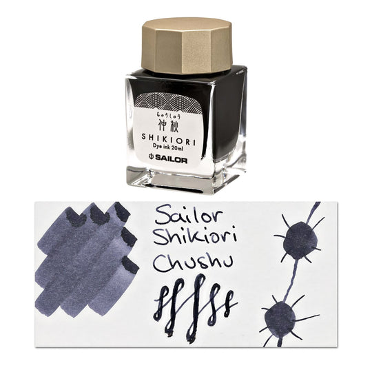 Sailor Shikiori Bottled Ink in Chu-Shu (Mid-Fall Gray) - 20 mL